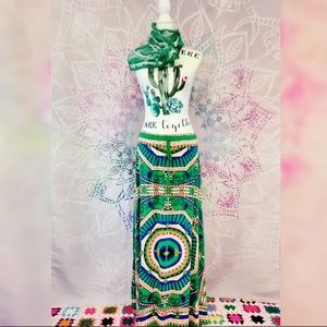 Flying Tomato                    Tribal Maxi Skirt